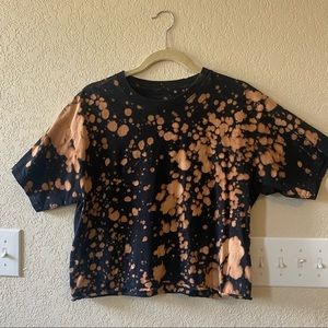 Acid Wash Black Crop Top 🖤